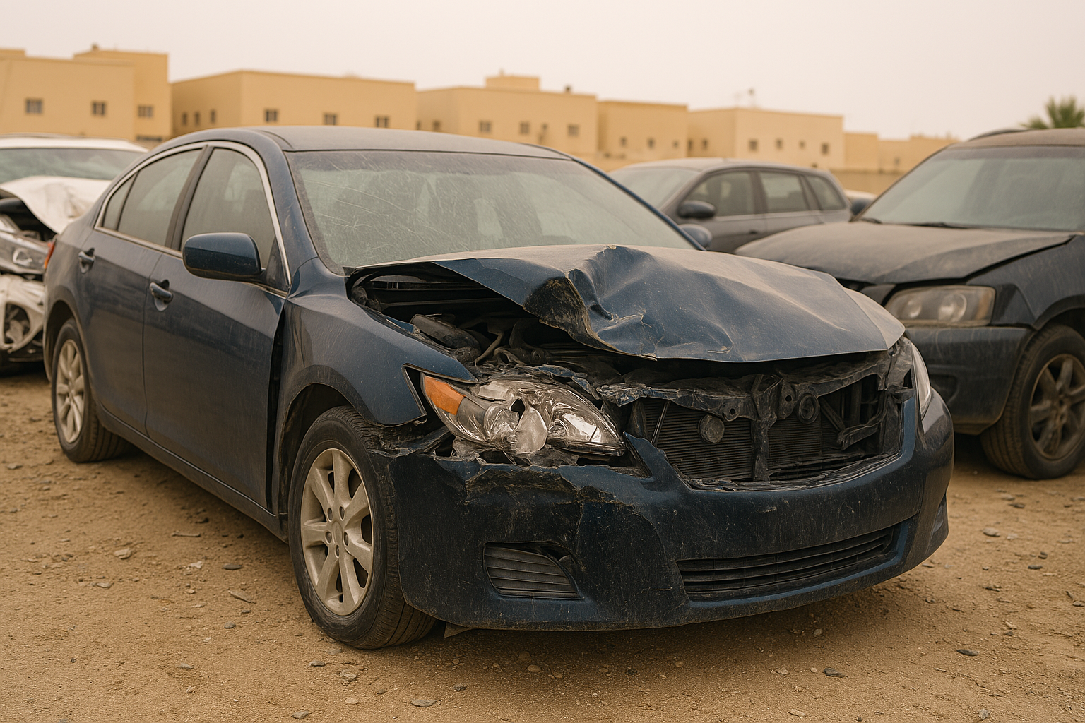 خطوة 4: إرسال سطحة لنقل السيارة المصدومة