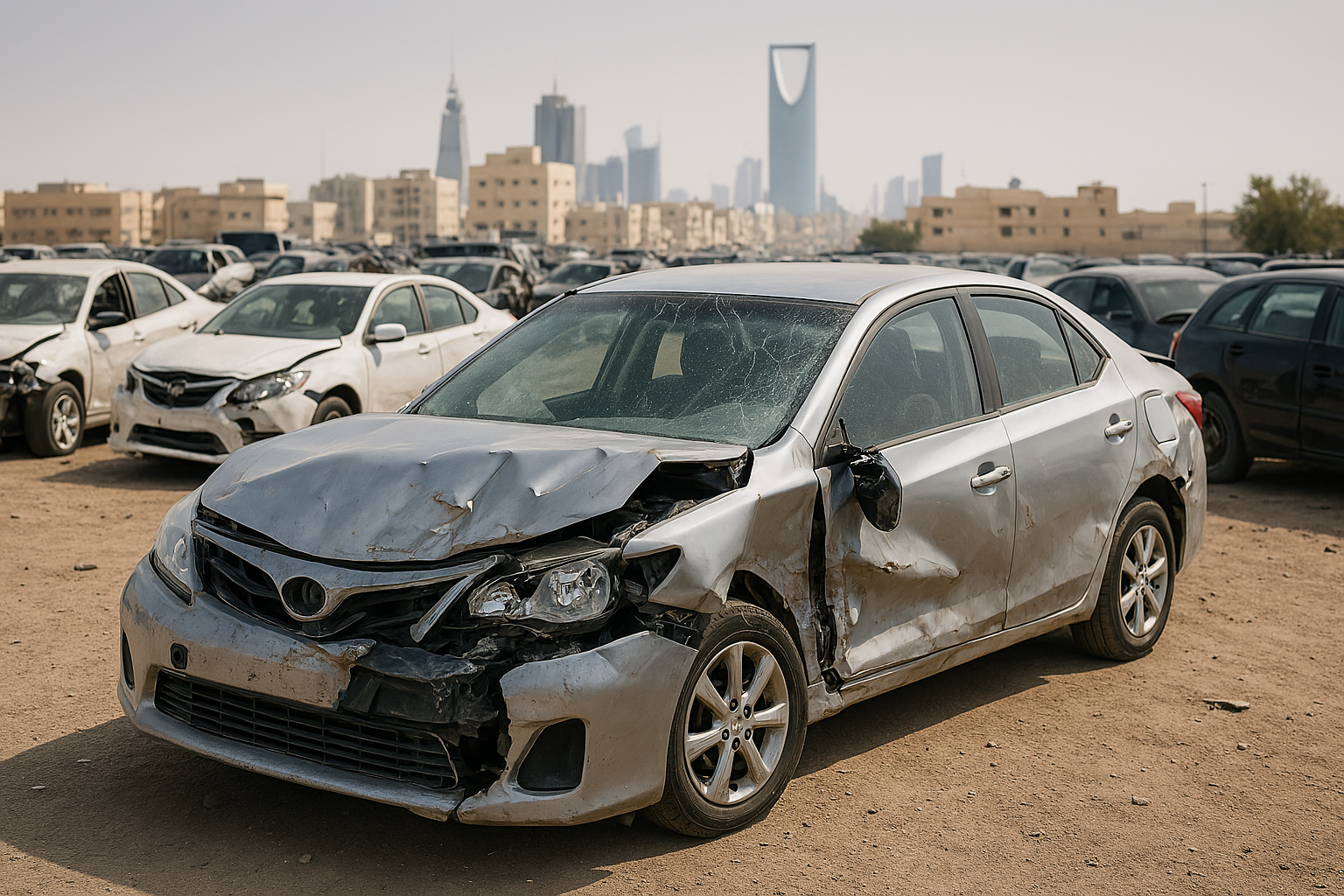 شراء سيارات مصدومة في الرياض